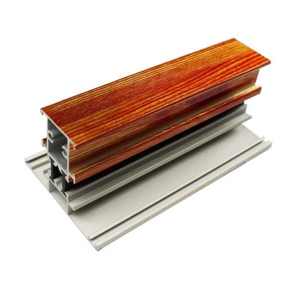 Hình dạng T Hình dạng gỗ hoàn thiện bằng nhôm Chiều dài tùy chỉnh cho cửa kính